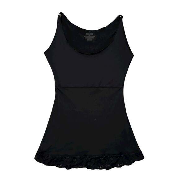 SPANX black shapewear lace lined tank top size S - Picture 1 of 6